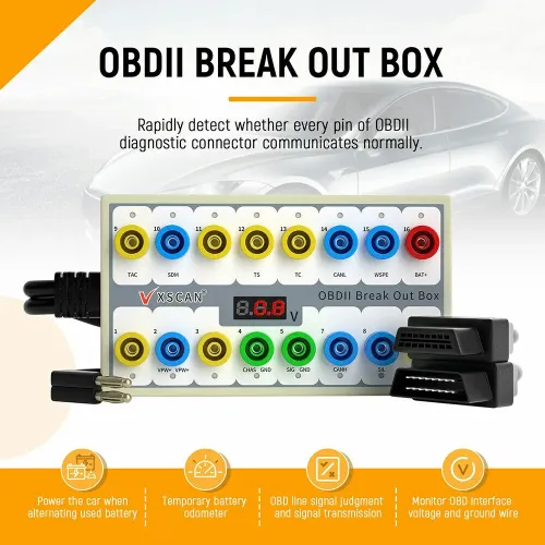 BREAK OUT BOX PROTECTOR SCANNER  OBD2 CAJA DE DESCONEXION