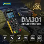 MULTIMETRO AUTOOL AUTOMOTRIZ CON OSCILOSCOPIO DM301 Y SONDA