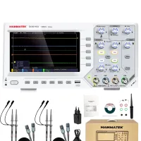 OSCILOSCOPIO 4 CANALES 110MHZ HANMATEK  DOS1104 1GH SAMPLE USB COMPATIBLE  PC 