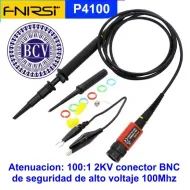 Sonda De Osciloscopio P4100 100:1 2kv De Alta Tensión 100mhz